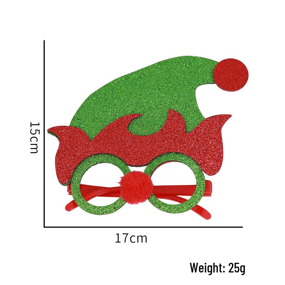 Зарубежные Рождественские Очки с Рогами - Веселые Мультяшные Вечерние Оправы для Детей и Взрослых