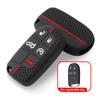 Silicone Key Case for Dodge Journey Charger Challenger for Jeep Grand Cherokee Compass for Fiat Dealer Chrysler 300C Key Cover