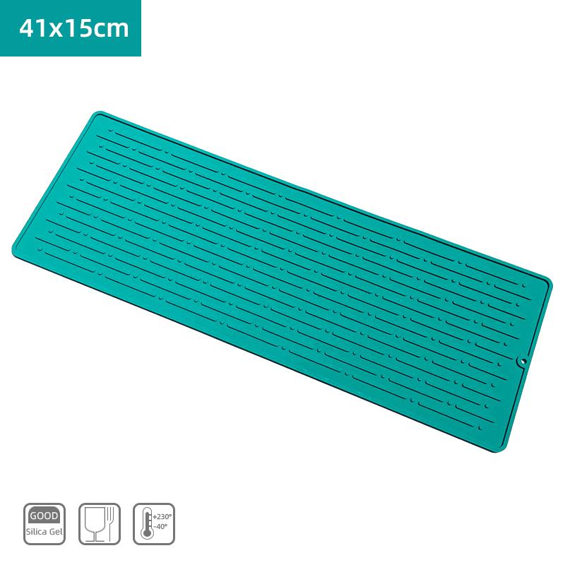 Силиконовый коврик для сушки посуды, большой коврик для сушки посуды, коврик для столешницы, коврик для сушки посуды, коврик для раковины, кухонный инструмент