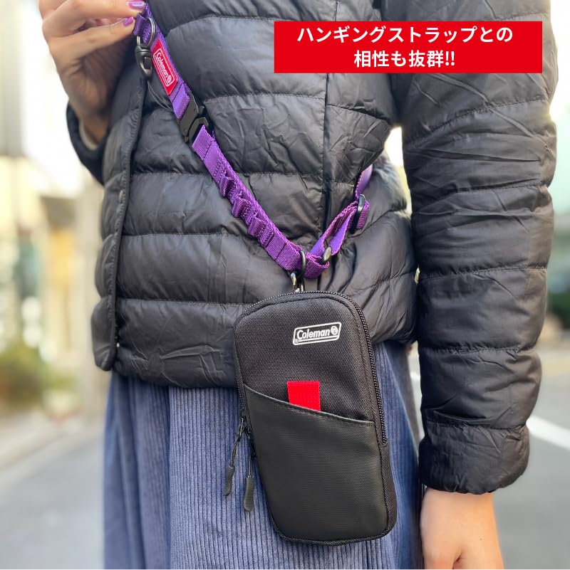 Etsumi Модель для коллаборации с Coleman Smart с петлей для ремня и универсальным чехлом для смартфона для Google и & чехол, темно-синий, карабин, iPhone, Galaxy, Pixel,