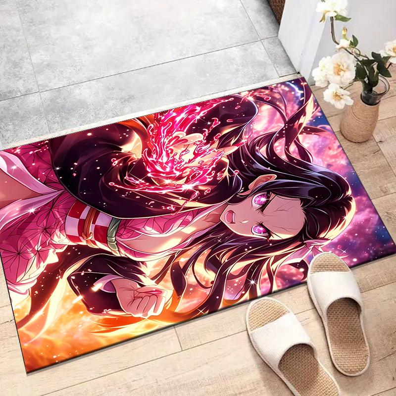 nezouko1Printed Area Rug Carpet for Bedroom Living Room Home Decor Rugs Mat Non Slip Mat Rug for Bedside