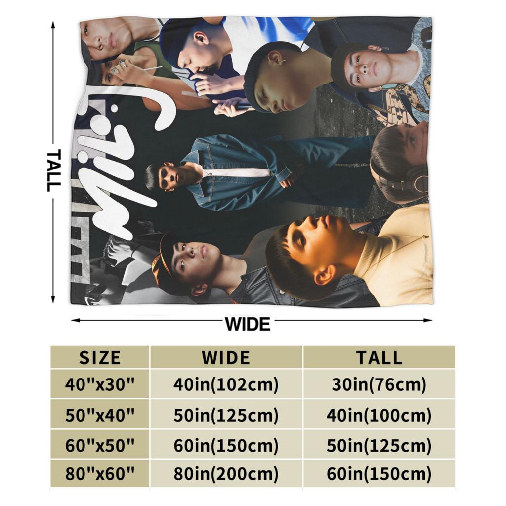 Inspired by Argentine Rapper Milo J for Pop Blankets Warm Novelty Plush Throw Blanket For Outdoor Flannel Bedspread Bed Cover
