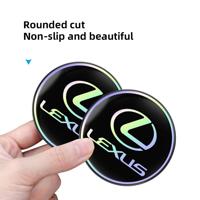 2Pcs Car Water Cup Mat Auto Interior Storage Pad Accessories For  Lexus F SPORT GX460 Ct200h IS250 ES 220D IS200 Fsport GS GX IS