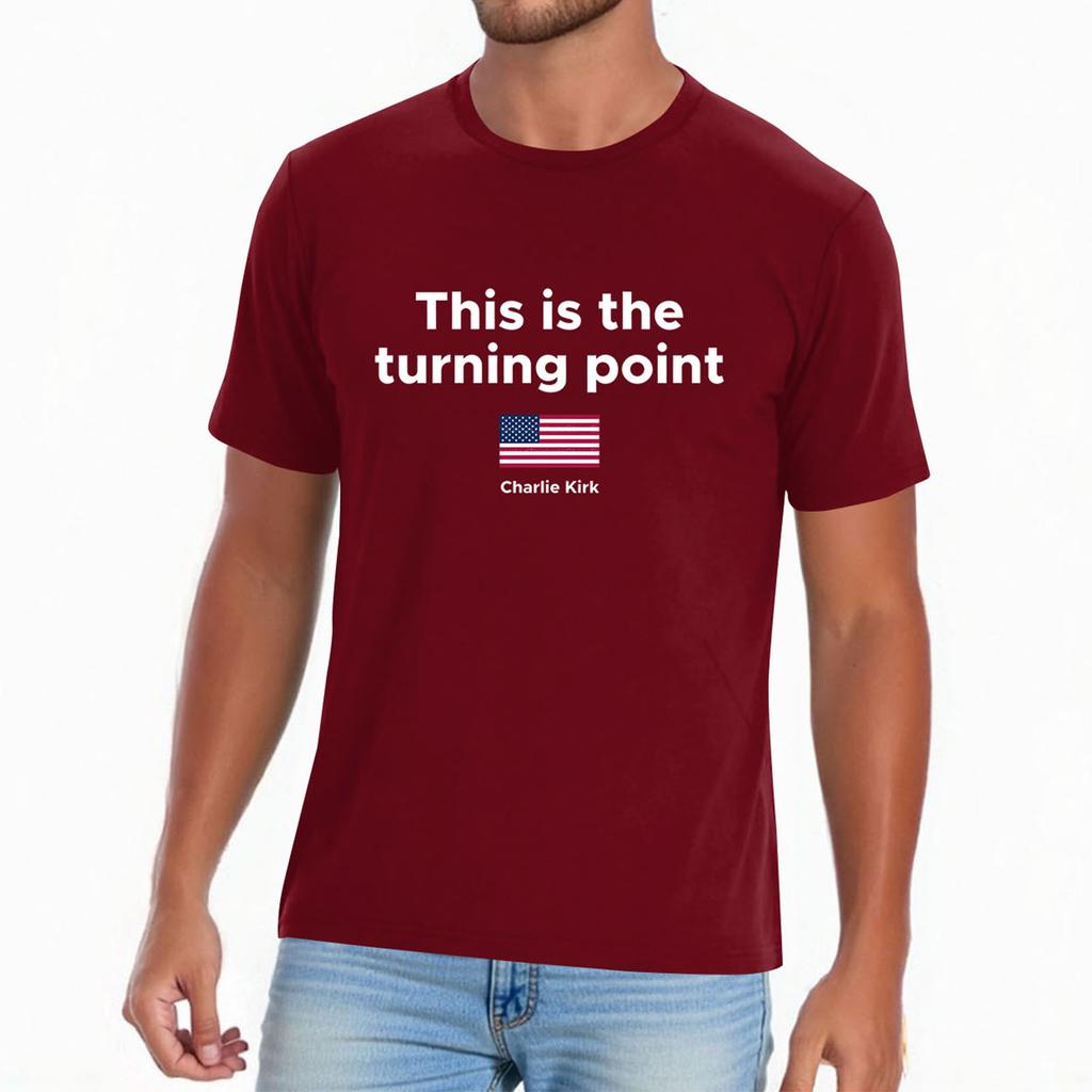 Men's Casual Daily Printed Top Round Neck T-shirt