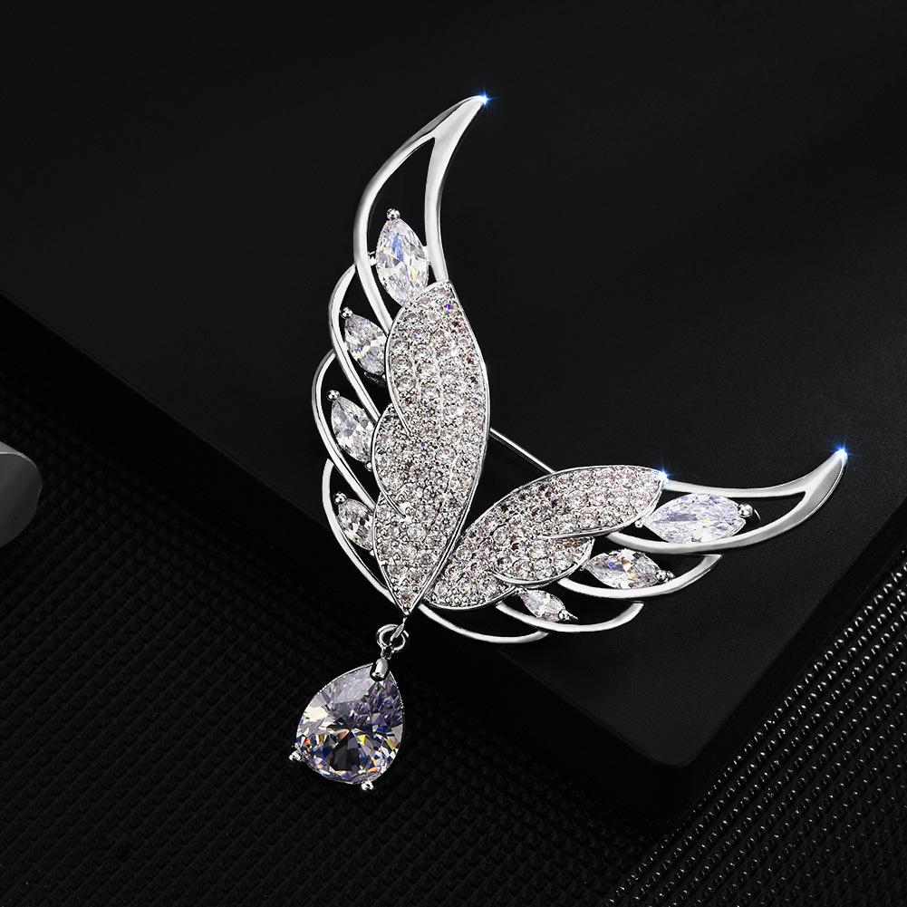Senior Brooches Flower Leaf Brooch Pins for Women Suit Pendant Fashion Brooches Jewelry
