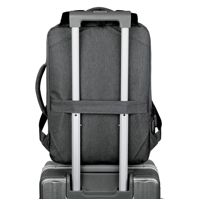 TS JYL laptop bag,Men Simple Backpack USB Large Waterproof Oxford Laptop Bag