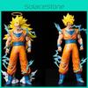 Потрясающая фигурка Гоку Супер Сайяна 3 из Dragon Ball Z Gk с уникальным двойным скульптом головы