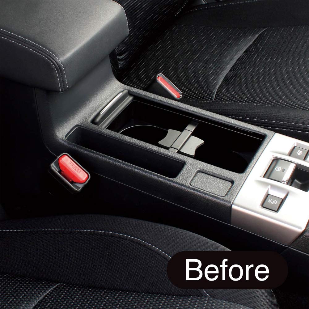 Консольный лоток Tsuchiya Yac для Subaru серии VM, Levorg, специфичный для автомобиля, черный, SY-SB5