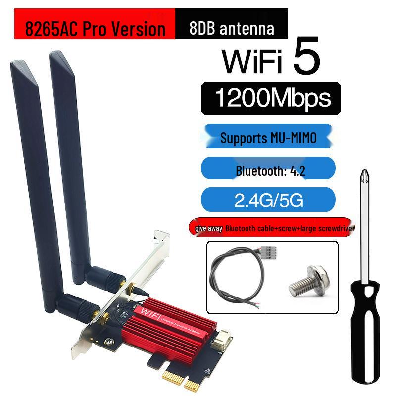 AX1800 WiFi 6 Dual-Band PCIe Desktop Wireless Network Card with Bluetooth 5.2