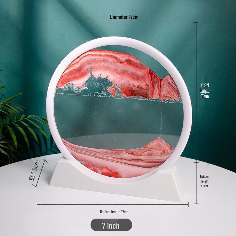 12-дюймовая 3D-картина с пересыпающимся песком: Настольное украшение для дома или офиса