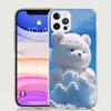 Sunny Clouds Teddy Bear Phone Case for Apple iPhone 17 Air 16 15 Plus 14 + 13 Mini 12 11 Pro Max 7 8 SE 16Max Soft Shell Cover C