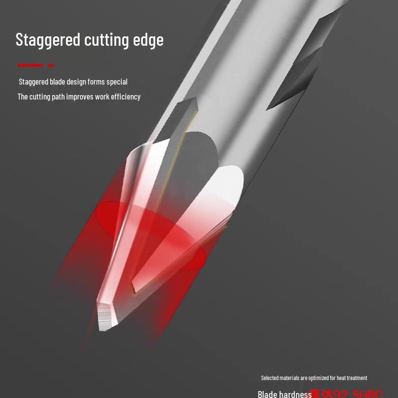 Eccentric Triangular Drill Bit for Hard Tile, Ceramic, and Glass