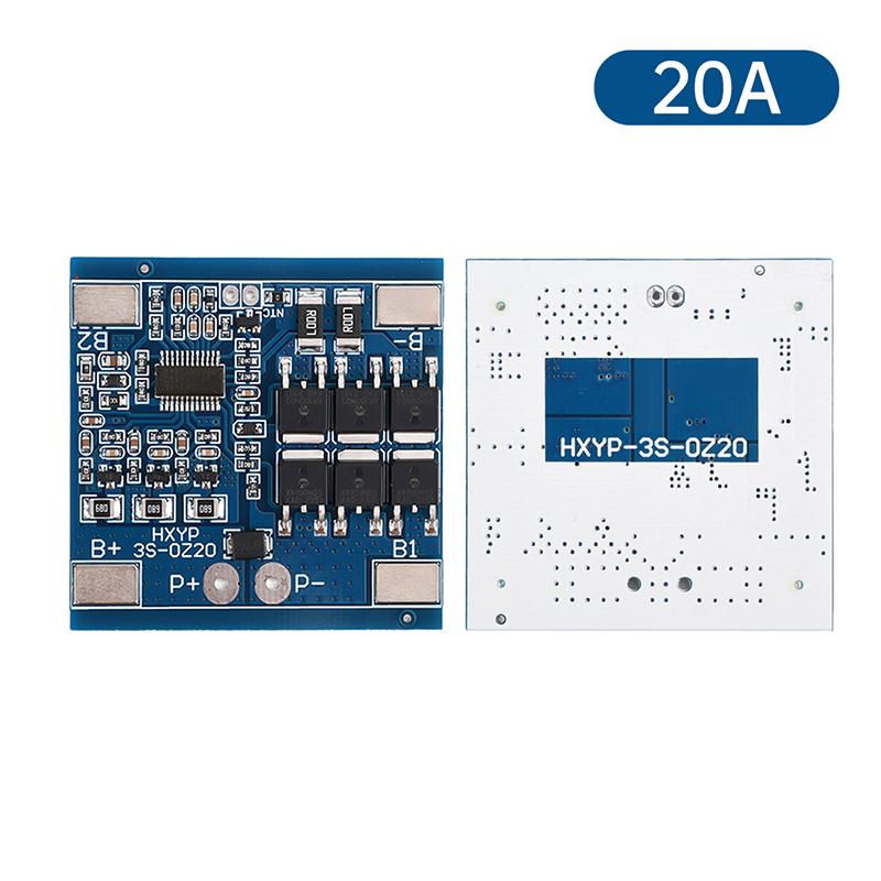 3S 12V 15A 25A 30A BMS 18650 Lithium Battery Protection Board 11.1V 12.6V Anti-Overcharge With Balance And Temperature Control