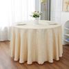 Пылезащитная скатерть для банкетного стола, Роскошная настольная дорожка, Жаккардовая круглая скатерть, Украшение для дома