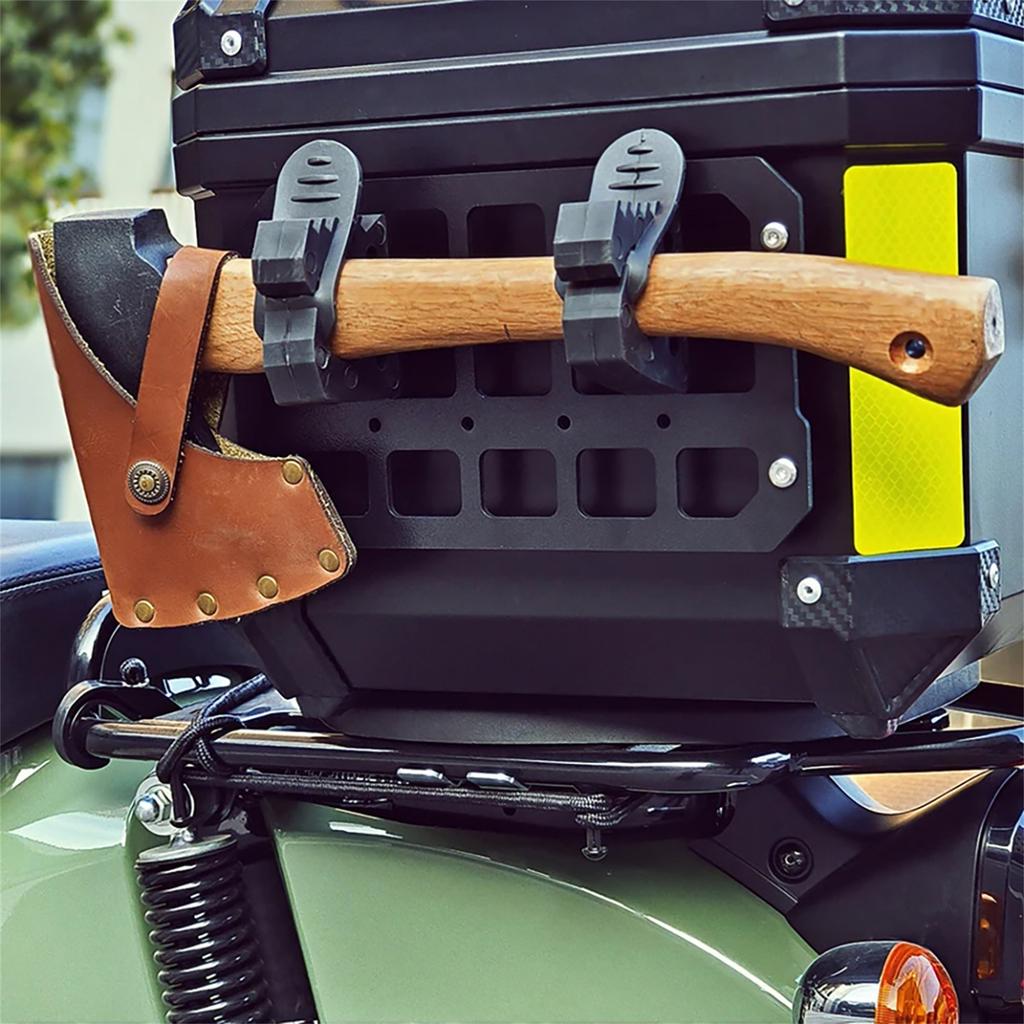 Motorcycle Top Case Panel Aluminum Alloy  Storage Box Universal Side Box Modular Organizer Quick-Mounting