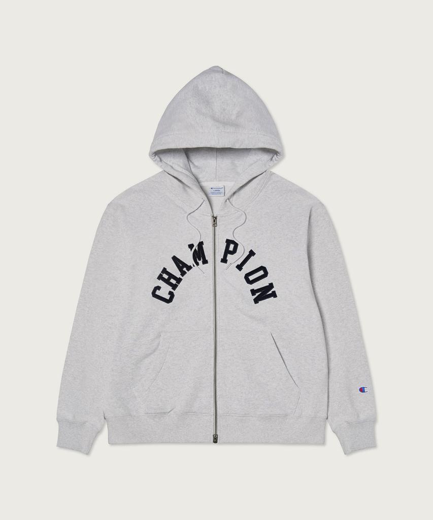 Champion Худи на молнии свободного кроя с логотипом-аркой, 4 цвета (Тип А)