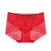 Чистые романтические трусики кружевные макароны цветные женское нижнее белье модное нижнее белье со средней талией сексуальные бесшовные удобные трусики