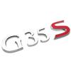 ankfz6 3D Plastic for G35 G35s Rear QX50 QX80 Trunk Letter Badge Emblem Nameplate Stickers Badge