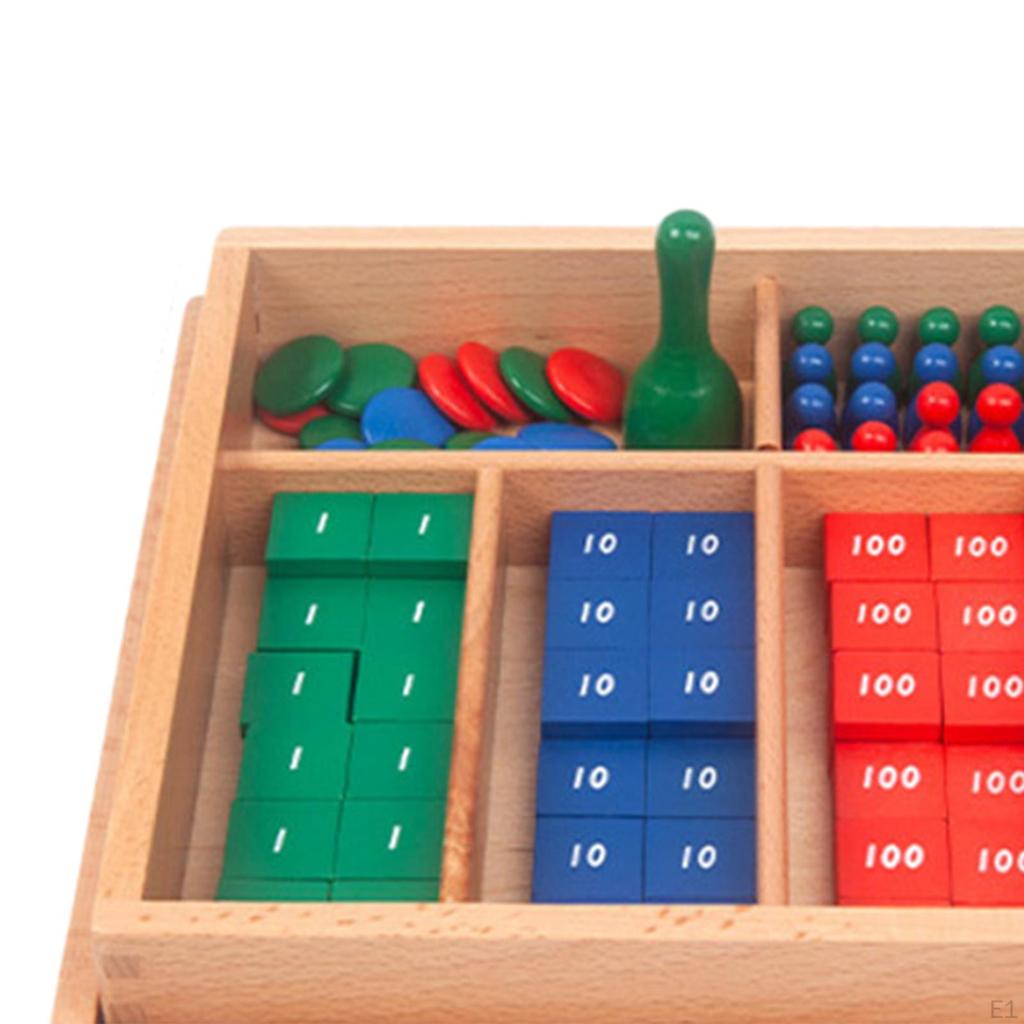 Montessori Stamp Game Teaching Aids, Counting, Preschool Professional,Children Early Learning Tool