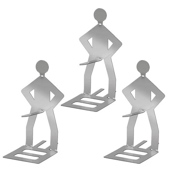 Многоразовая подставка для сосисок и хот-догов, забавная стойка для гриля в виде человека, антикоррозийные складные принадлежности для барбекю для кемпинга, весенних вылазок