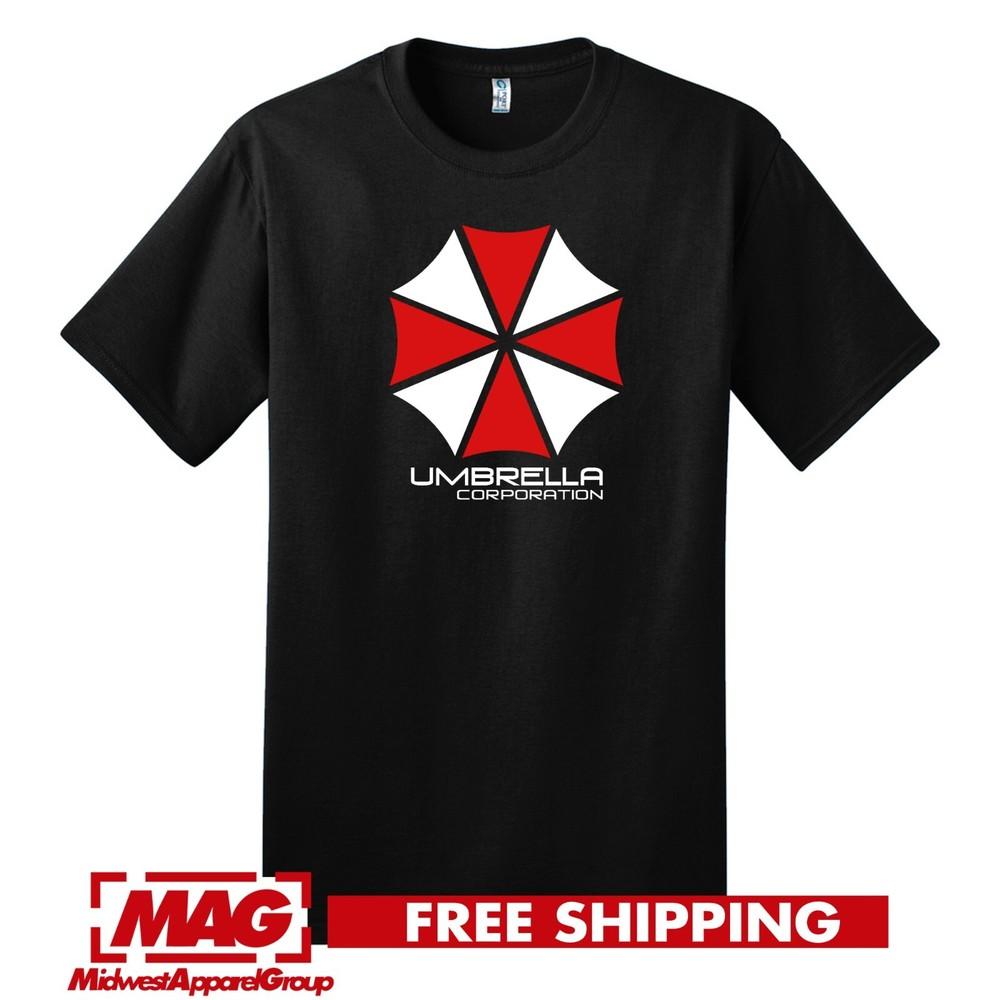 ФУТБОЛКА UMBRELLA CORPORATION Футболка Resident Evil Футболка Tee Capcom Видеоигра 4 Corp Унисекс Футболка