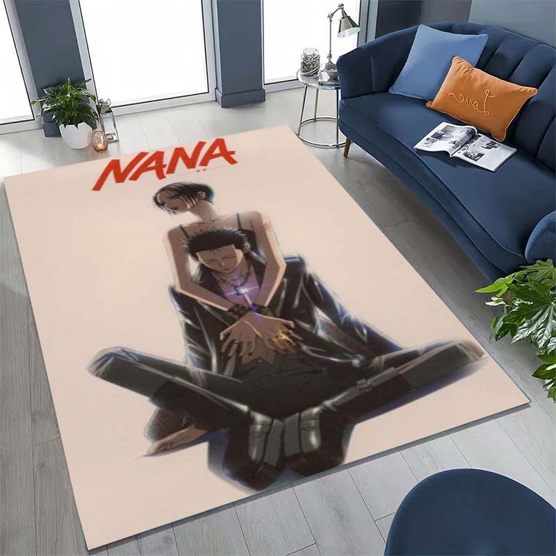 NANA Japanese anime pattern rug/printed anime floor mat, trendy non-slip floor mat for bedroom and living room.