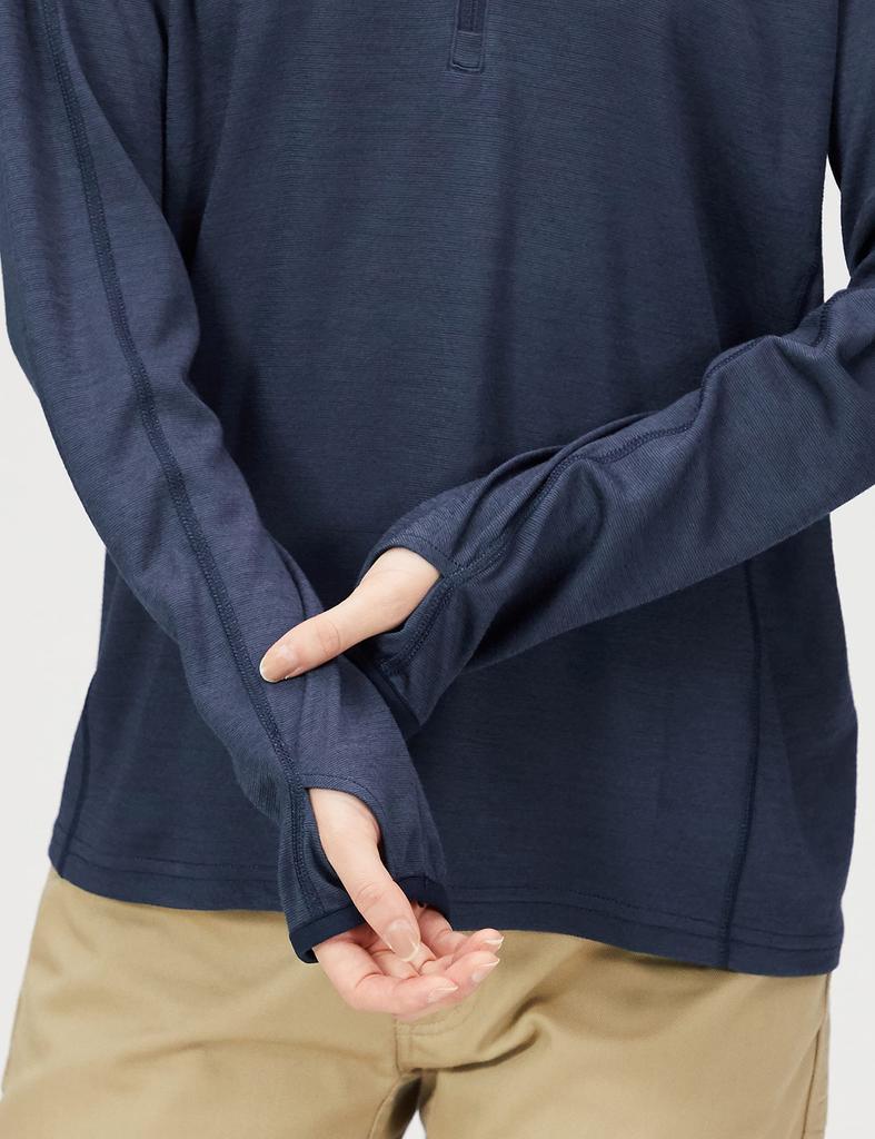 Climbing Cut and Sew Caster Wool II Zip Long Sleeve MIV01987 Sapphire L [Millet] [женская]