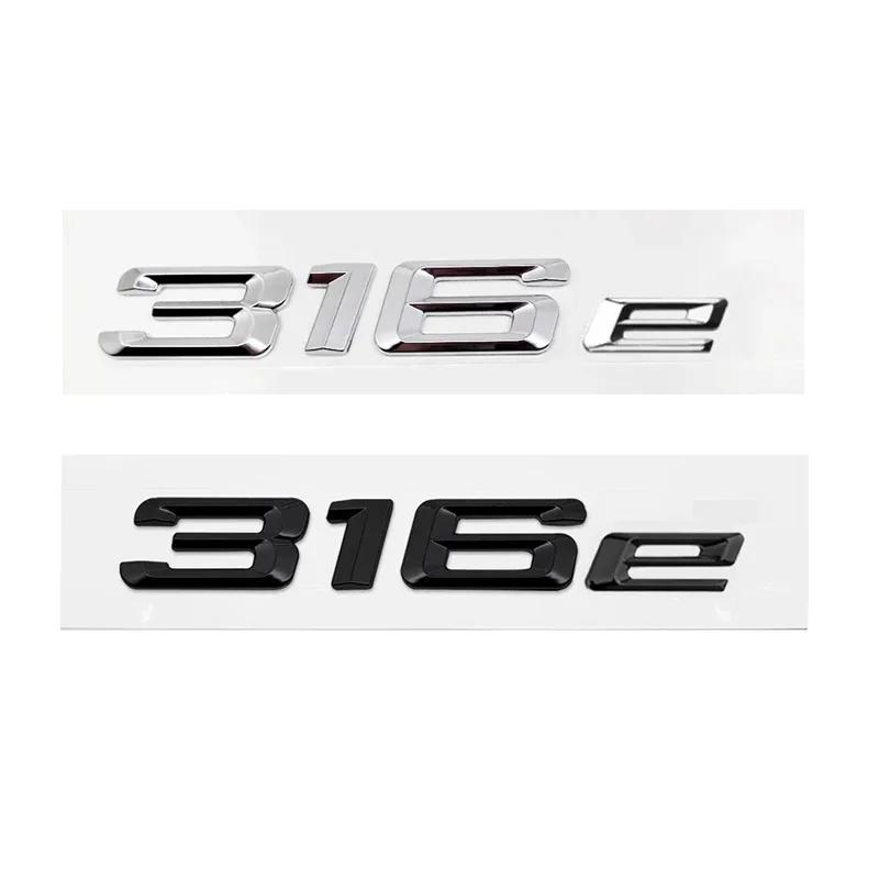 ABS Наклейка-эмблема с логотипом букв на багажник автомобиля Для BMW 316e 318e 320e 323e 325e 330e 335e 530e E46 E90 E91 F30 F31 F34 G20 G30