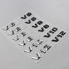 Applicable To Car Displacement Mark Personality V6V8V10V12 Side Mark C Pillar Mark Modified Rear Label Sticker Mercedes-Benz C BMW