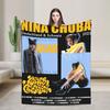 Nina Chuba Музыка Певица Фланелевое Одеяло Зимнее Мягкое Постельное Белье Пледы Девочки Мальчики Домашний Декор Удобное Покрывало Покрывало для Дивана
