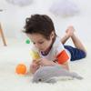 Apricot Lamb Grey Dolphin Plush Toy for Soft and Fluffy Grey Dolphin for Girls and 30cm Kids, Cute, Boys,