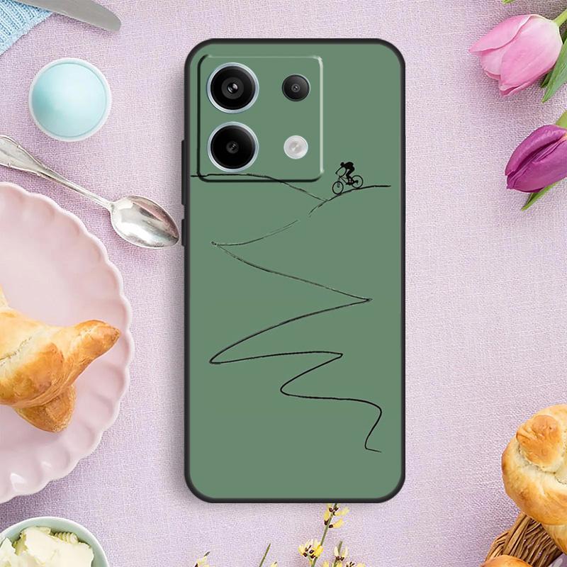 Чехол для велосипеда MTB Горный велосипед Велосипед Для Xiaomi Redmi Note 14 10 11 12 13 15 Pro Plus Чехол Для Redmi 15 15C 13C 12C 10C 14C