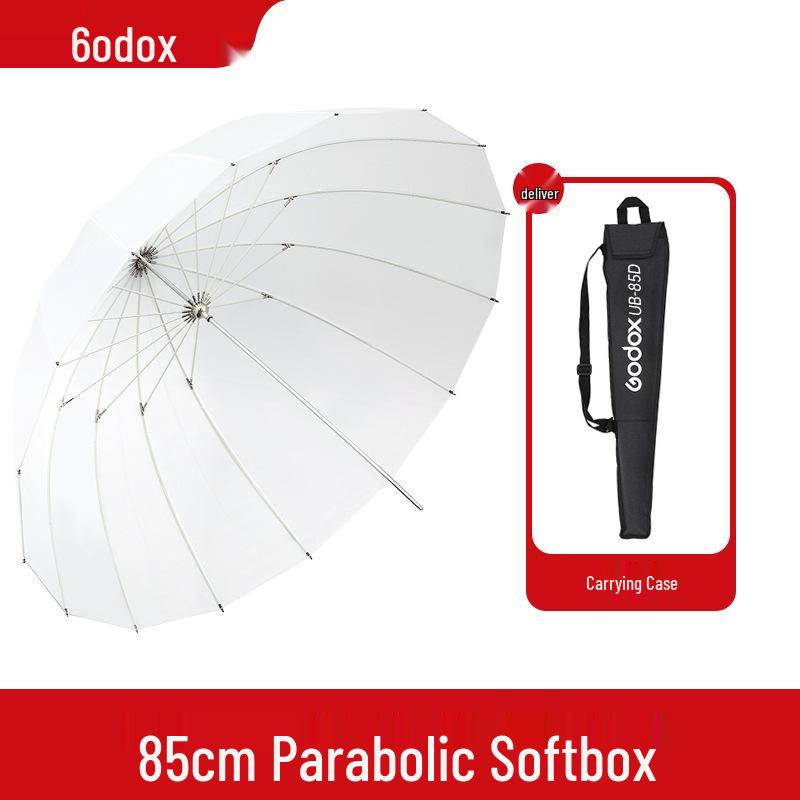 Godox UB Parabolic Reflector Umbrella: Large, Portable, Multifunctional Light for Studio and Outdoor Photography.