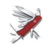 Work Champ Red Swiss Army Knife Многофункциональный нож для кемпинга на открытом воздухе Оснащен пилой по металлу и напильником по металлу Сделано в Швейцарии с 21