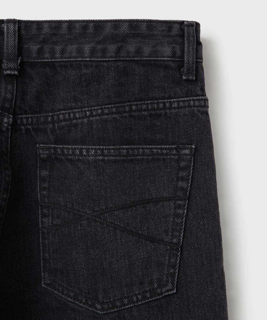 Джинсовые брюки Bellie Mid-Wide - Стирка Черный