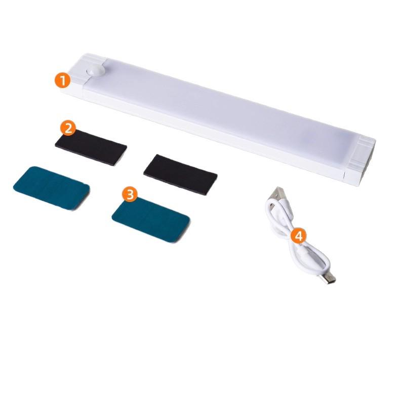 Перезаряжаемый светодиодный беспроводной магнитный ночник для кухни, гардероба или спальни