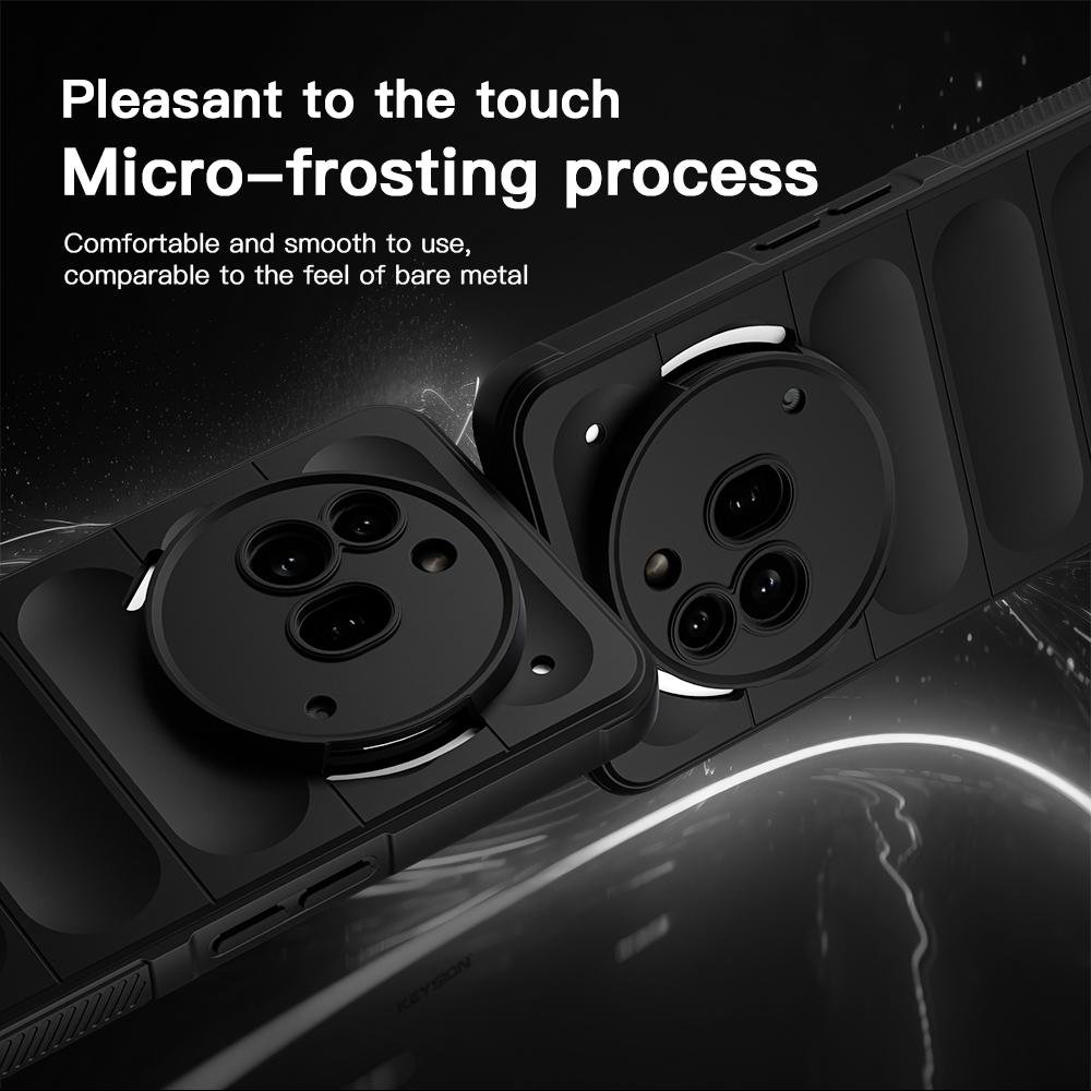 KEYSION Противоударный матовый чехол для Nothing Phone 3A 3A Pro Противоскользящий мягкий силиконовый чехол для задней панели телефона Nothing Phone 3A Pro 3A