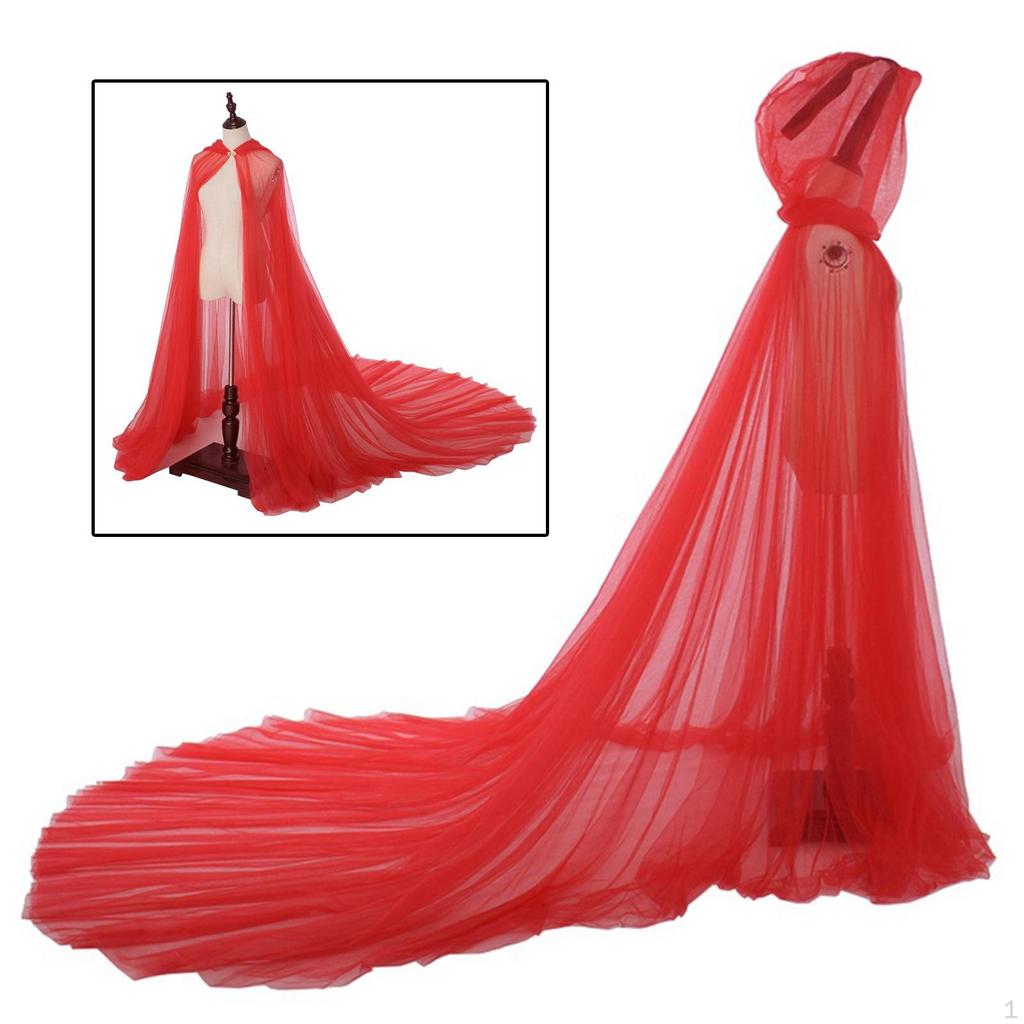 Накидка из тюля, длинные универсальные моющиеся мягкие винтажные сетчатые плащи для свадьбы