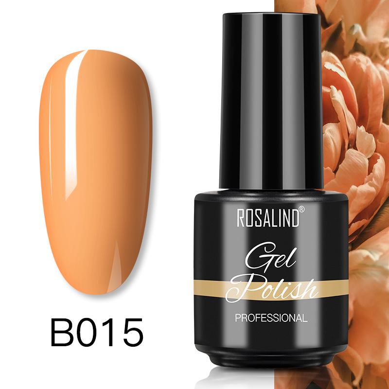 ROSALIND 7ml Soak Off Гель-лак яркий для дизайна ногтей LED / УФ-лампа