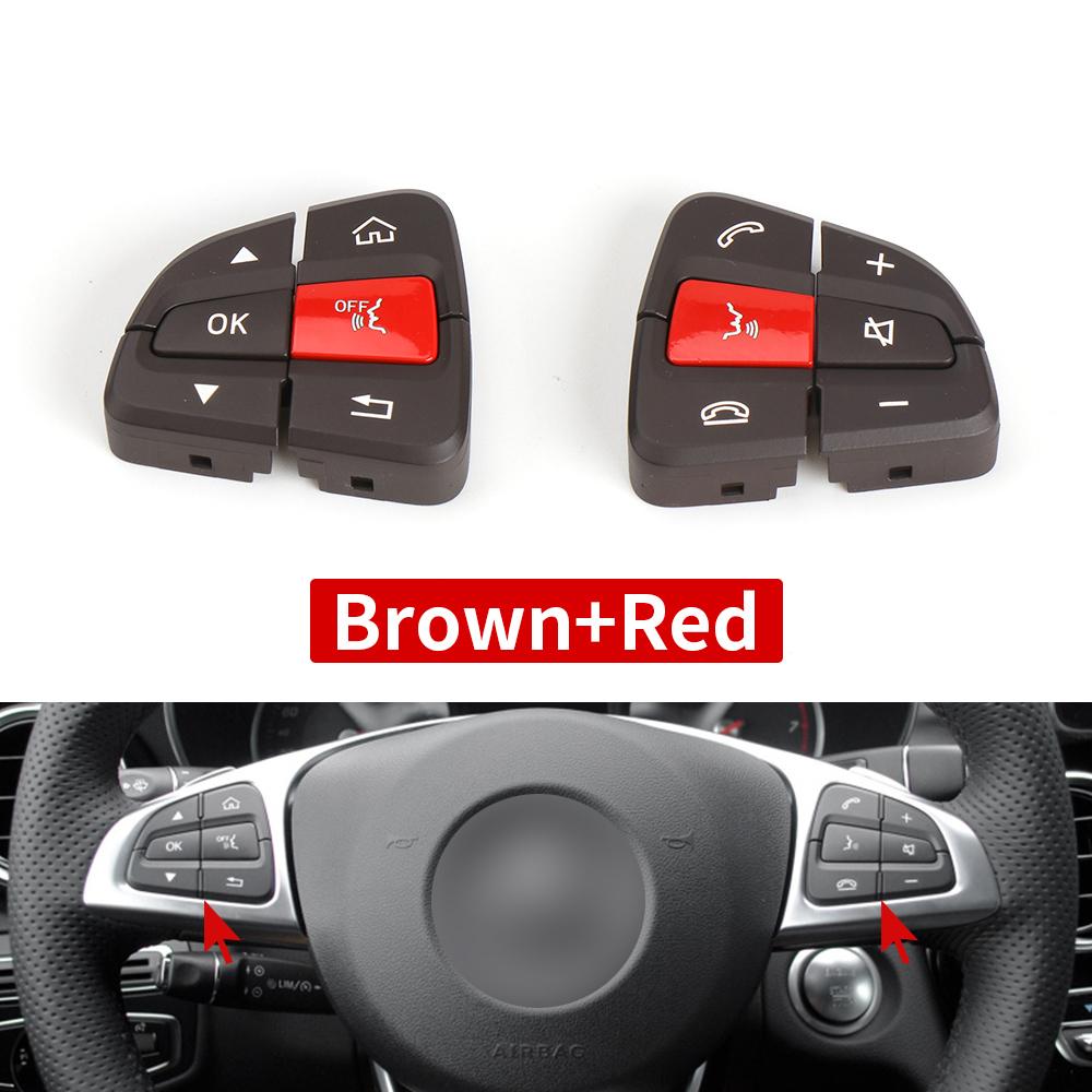 For Mercedes W205 W253 Car Steering Wheel Switch Control Buttons Car Multi-function Switch For Benz C GLC Class 0999050300