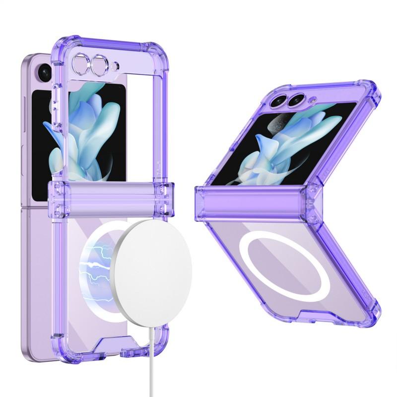 Shockproof Protective Case Galaxy Z Flip 7 6 5 4 3 Airbag Hinge Wireless Charging Compatible Magnetic Ring
