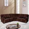 5 Seater Recliner Sofa Covers Stretch Velvet Sectional L Shape Sofa Slipcovers For Living Room Couch Furniture Protect Cover