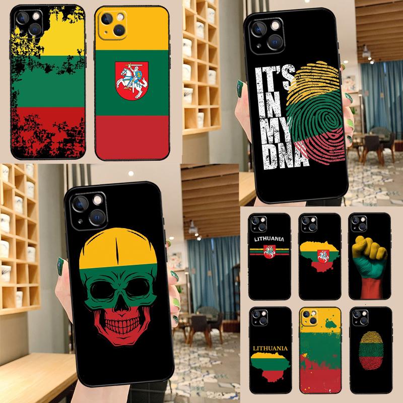 Модный Чехол для Телефона с Флагом Литвы Для iPhone 17 Pro Max 14 13 12 11 15 16 Pro Max mini 15 16 Plus 16e 17 Air Cover
