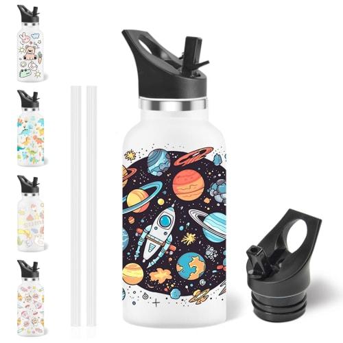 HAPPDA 350ml Water Bottle, Insulated, Lightweight, Stainless Steel, Vacuum Insulated, Carbonated Drinks Compatible, Wide Mouth, Easy To Clean, Leak-Pr