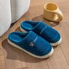 Cotton Slippers Women Spring Autumn Winter Indoor Home Use Non-slip Warm Home Couple Plush Winter Men