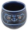 Mino Ware Daruma Cup Navy K10193