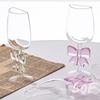 Semicircular Red Wine Cups Creative Crystal Glass Portable Clear Half Wine Glass fun European Creative Long-Stem Wine Glass