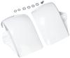 Okubo Manufacturing MARUTO Knuckle Guards for Super Cub Product Number Pro, White, KGP-3700