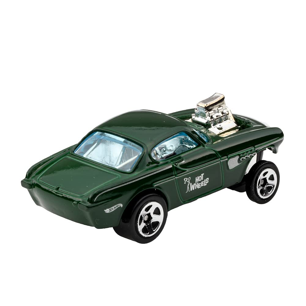 Hot Wheels базовая машинка Volvo P1800 Gasser HNJ75 1/64 Зеленый