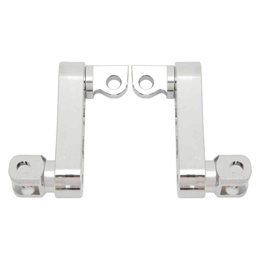 Motorcycle Foot Peg Highway Bracket 360 Degrees  Adjustable Rugged Foot Peg Extension Bracket for Touring Electroplated